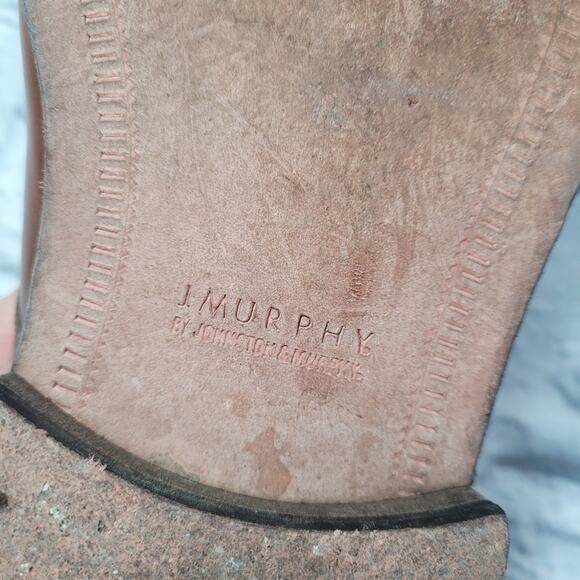 J. Murphy by Johnston & Murphy Brown Distressed Cap Toe Oxford 59 11056 size 10M - Picture 14 of 16